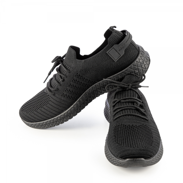 Ανδρικά αθλητικά παπούτσια Ebito μαύρα, 4 - Kalapod.gr